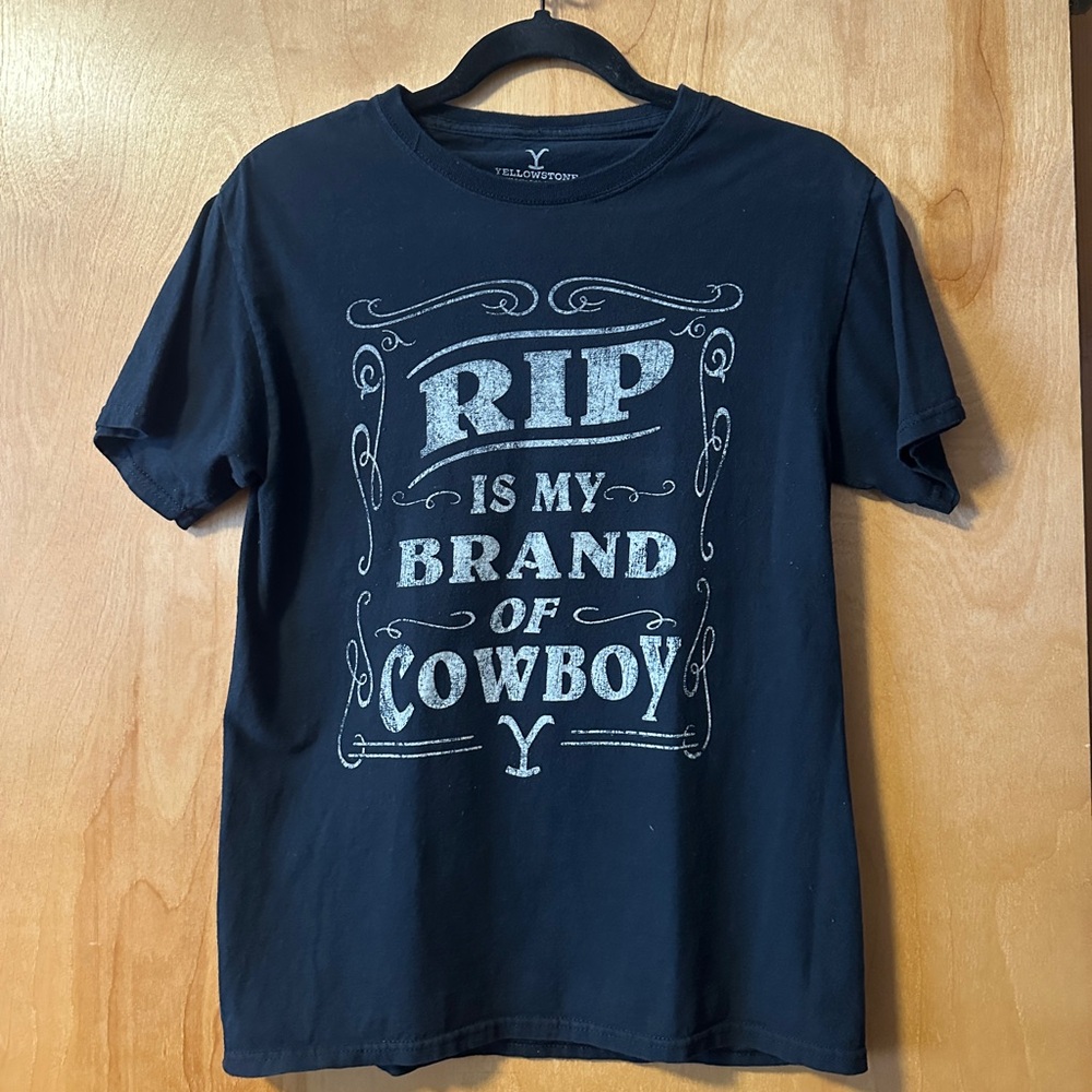 Black 'Rip is My Brand of Cowboy' Tee